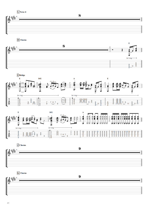 Listen to the Music - The Doobie Brothers tablature