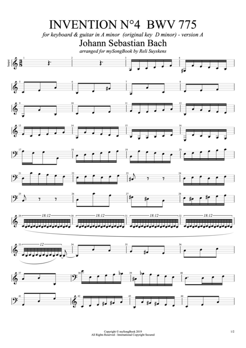 Johann_sebastian_bach-invention_no4_bwv_775-guitar_piano-a_minor-harpsichordi